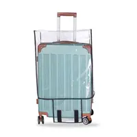 Transparent PVC Waterproof Protector Suitcase Covers Luggage Cover Luggage Storage Covers Dustproof Travel Accessories 2