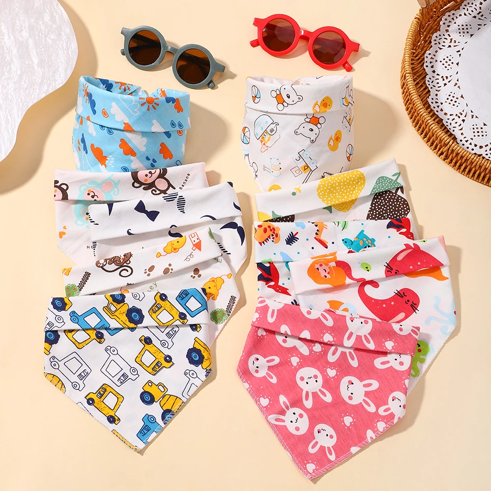 1 Set Lovely Baby Bibs Sunglasses Set Bandana Newborn Outdoor Sun Protection Glasses Infant Feeding Drool Bibs Babe Accessories