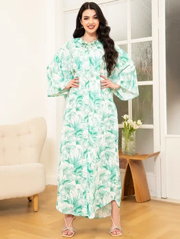 Spring/Summer Collection - Boho Riche V-Neck Pocket Batwing Sleeve Long Dress - Feminine Fit, Vacation Style 1