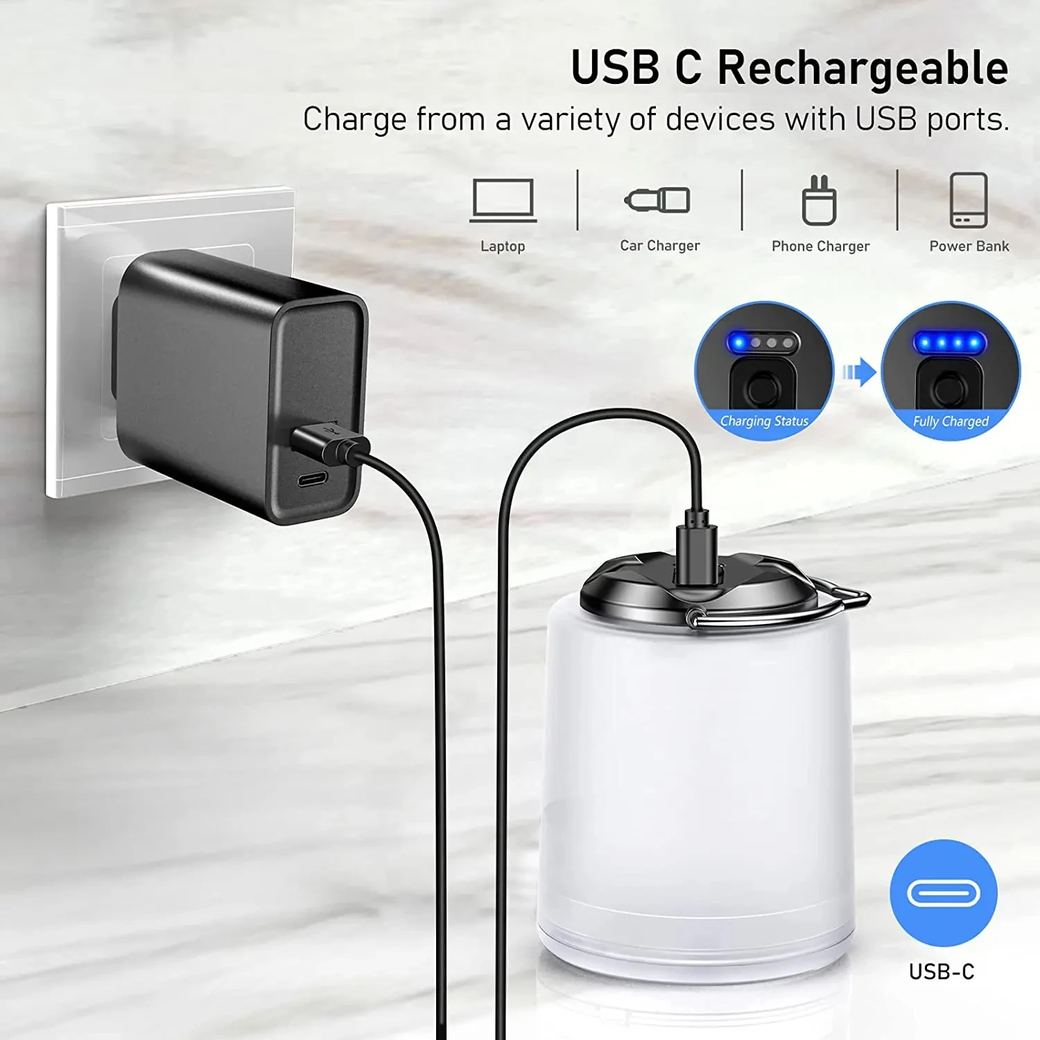 HOMEFISH XF-F02 Plug-in Camping Hand Light Outdoor Super Bright Portable Night Light Emergency Lighting Portable Hand Light,B