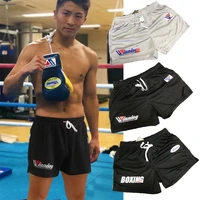 2025 Hot Selling Summer Cotton Winning Training Running Fast Drying Sports Fitness Shorts Men's Sanda Boxing Muay Thai Fighting 1