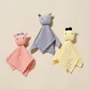 Baby Cotton Muslin Comforter Blanket Newborn Sleeping Dolls Cute Cattle Kids Sleep Toy Soothe Appease Towel Bibs Saliva Towel 3