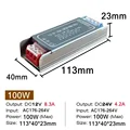 100W