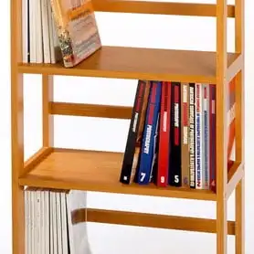 

Wood Studio 3-Section Bookshelf, Honey Pine Finish