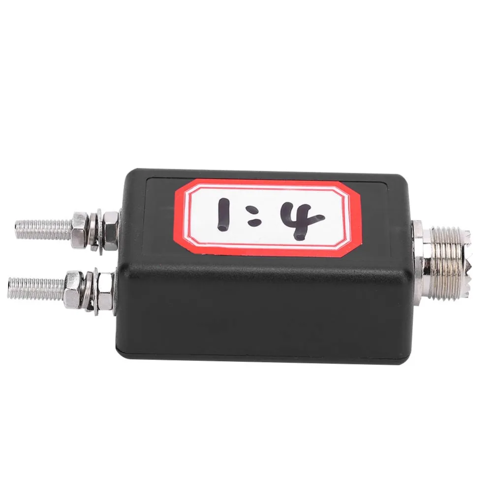 Suitable HF 1:4 Ratio 1:4 Mini Balun M Interface Plastic Shell Mini Balun Black Size Consumer Electronics Shortwave Antenna