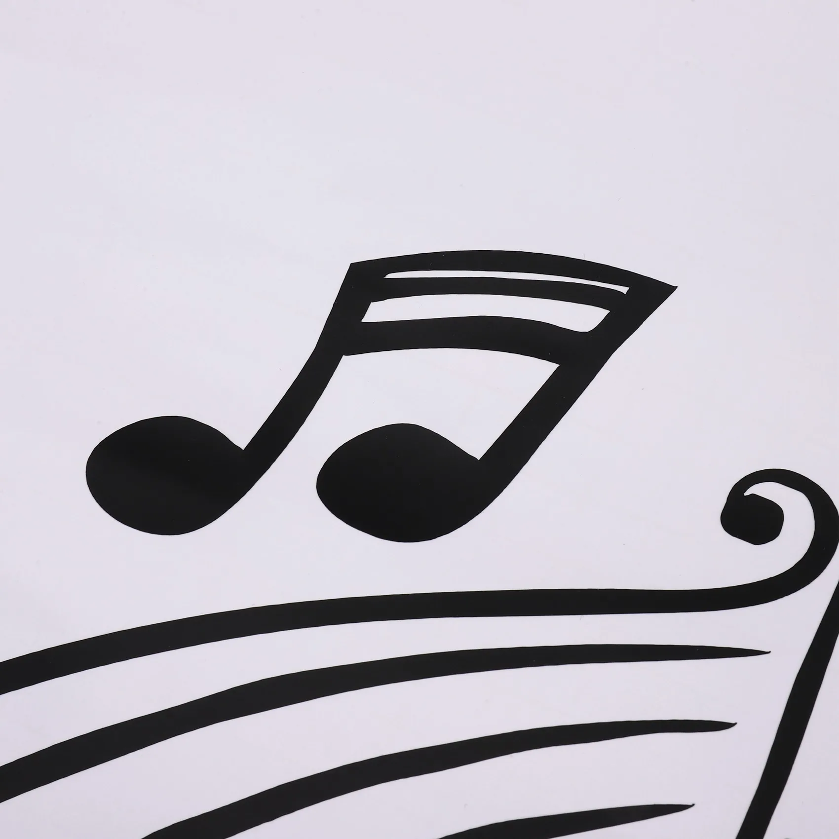 EYFL-Microphone Music Note Wall Art Musical Notes Sticker For Ktv Bar Background Home Decorations