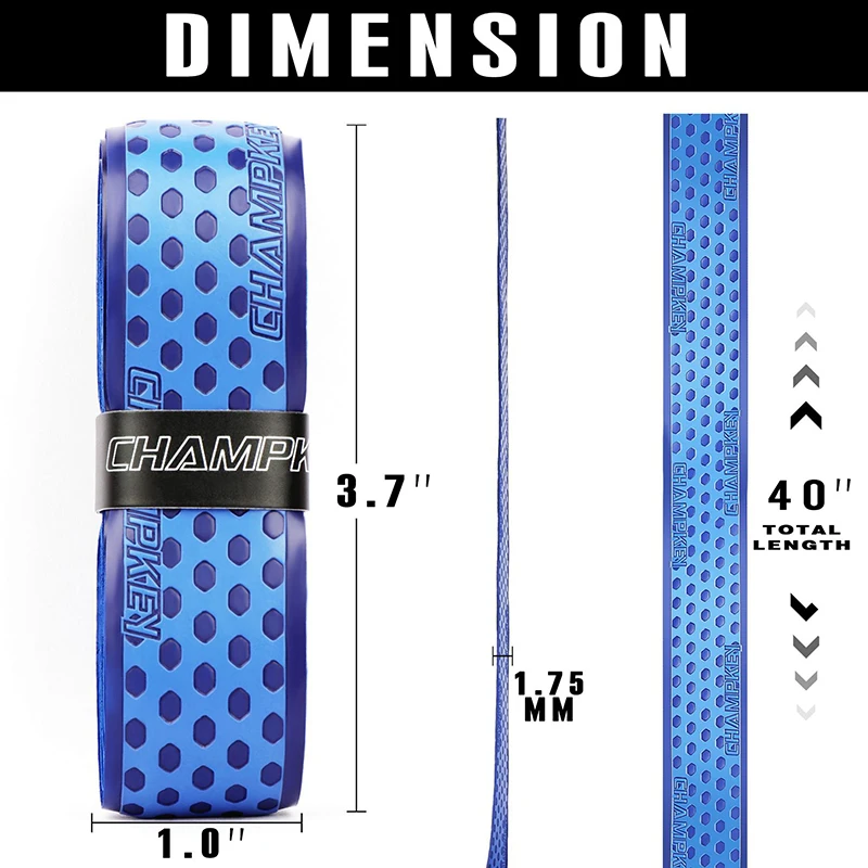 PU Baseball Bat Tapes Wrap 1.75mm Shock Absorption Multicolor Anti-slip Sport Accessoriess Bockey Cricket Softball Bat Grip 1Pcs