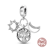 Inlaid Zircon Charm Beads 925 Sterling Silver Color Love Heart Snake Dangle Fit Original Bracelet Charms Pendant Jewelry 5