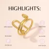 10x Fingernail Rings Halal Nail Rings Set Non Tarnish,Removable,Girl,Size Adjustable for Press on Nails Daily Wear No Glue 5