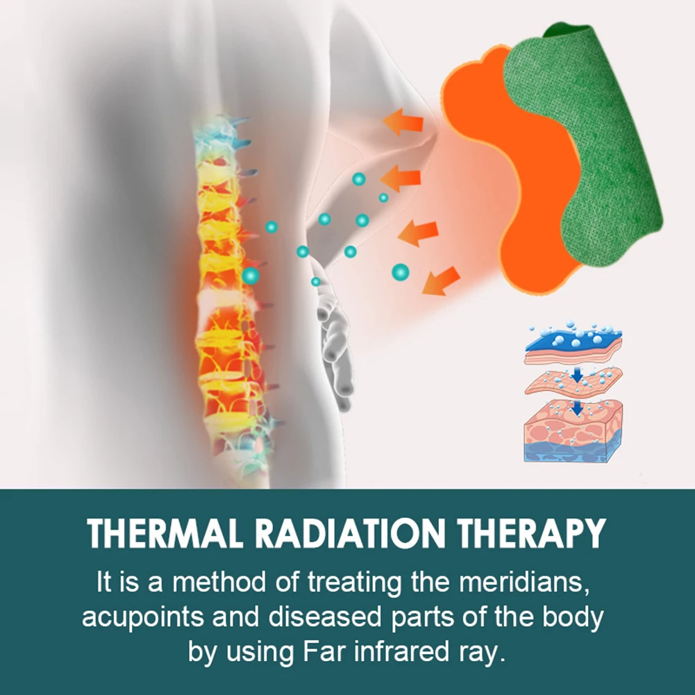 Paste Lumbar Vertebra Patch Self-heating Paste 1 Pack Moxa Stick Moxibustion Running Yoga