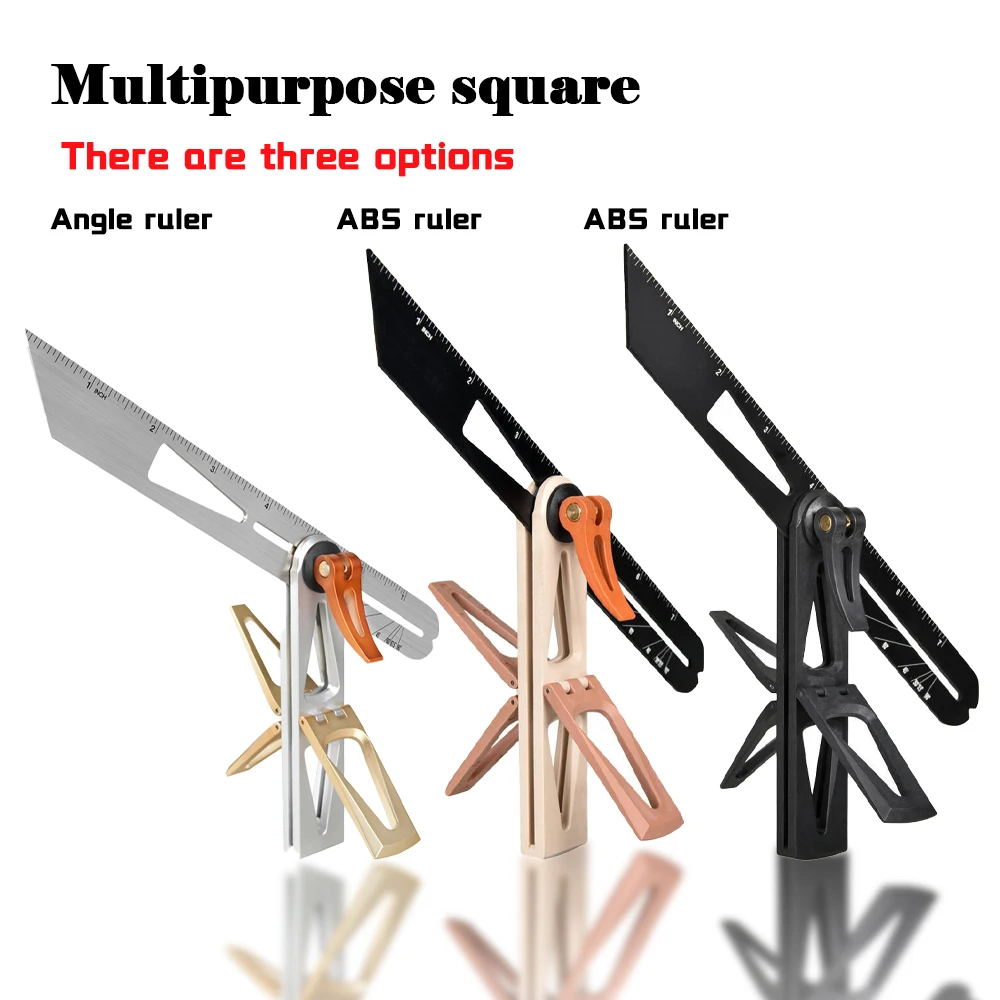 Angle Locator Woodworking Scriber Ruler Multi-Angle Scribing Tool Dovetail Gauge Carpentry square 8:1/6:1 Dovetail Tenon Gauge