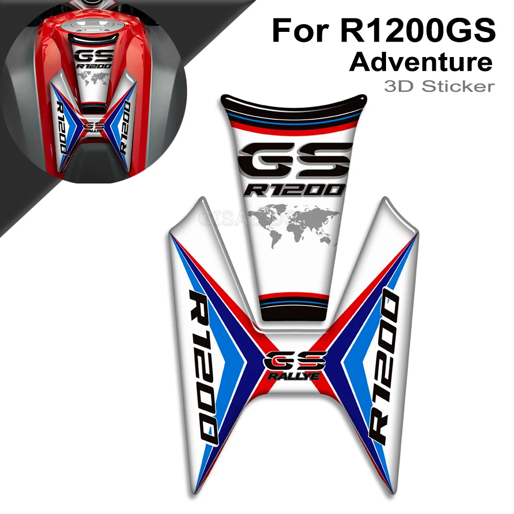 Kit de protección de tanque de combustible para motocicleta, pegatinas decorativas para R1200GS, R1200, R 1200 GS, LC, Rallye, Rally Adventure_voghion.com