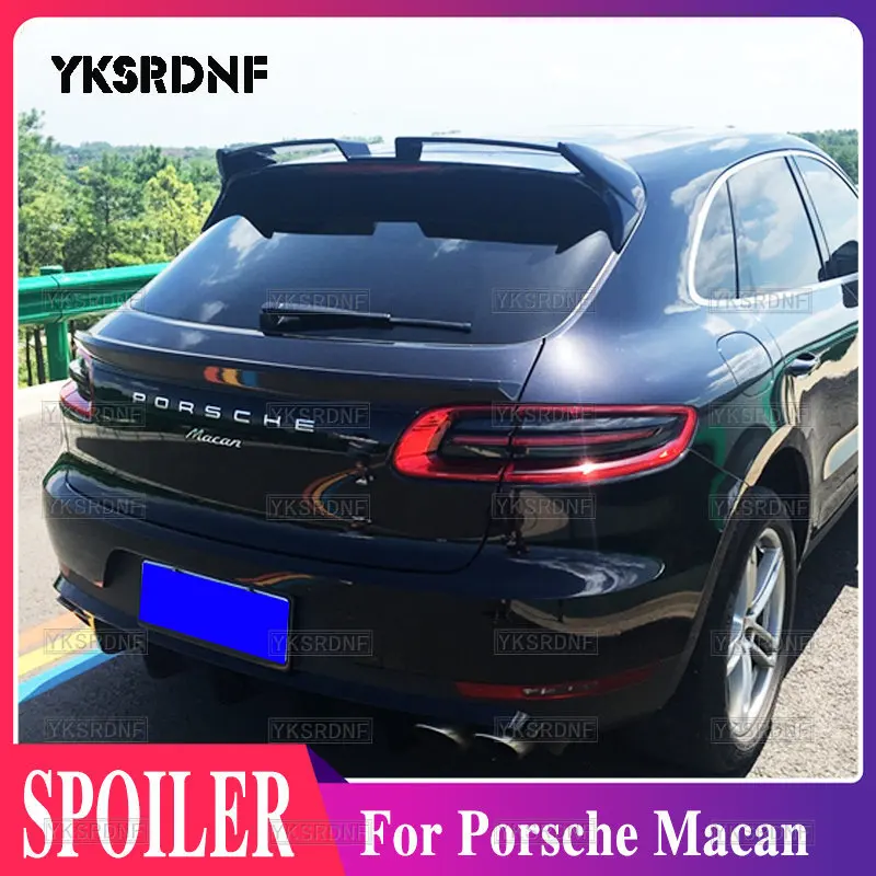 For Porsche Macan Roof Middle Spoiler 2015 2016 2017 High Quality Abs
