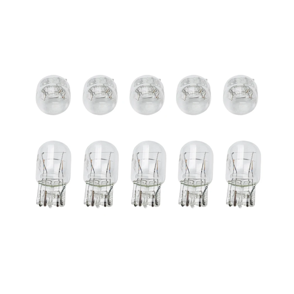 

Brand New Durable High Quality Tail Light Bulbs 10pcs Turn Signal 21/5W Indicators Light Replacement Sidelight