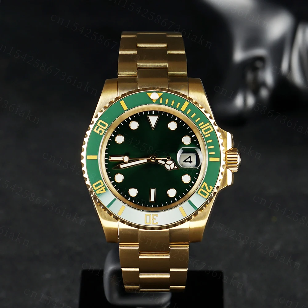 2022 Fashion New 40mm Men's Leisure Sports Sapphire Mirror Stainless Steel Material Waterproof Automatic Mechanical Watch