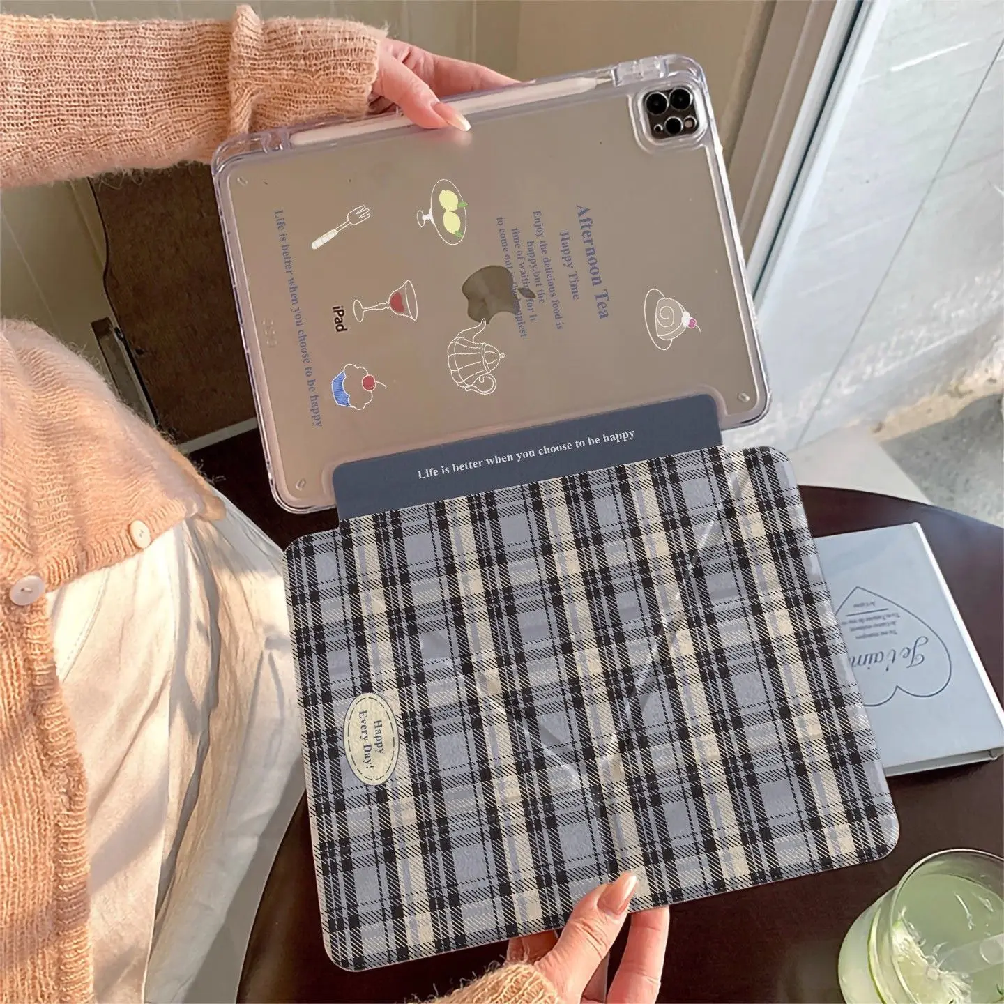 Checkered Style iPad Protective Case