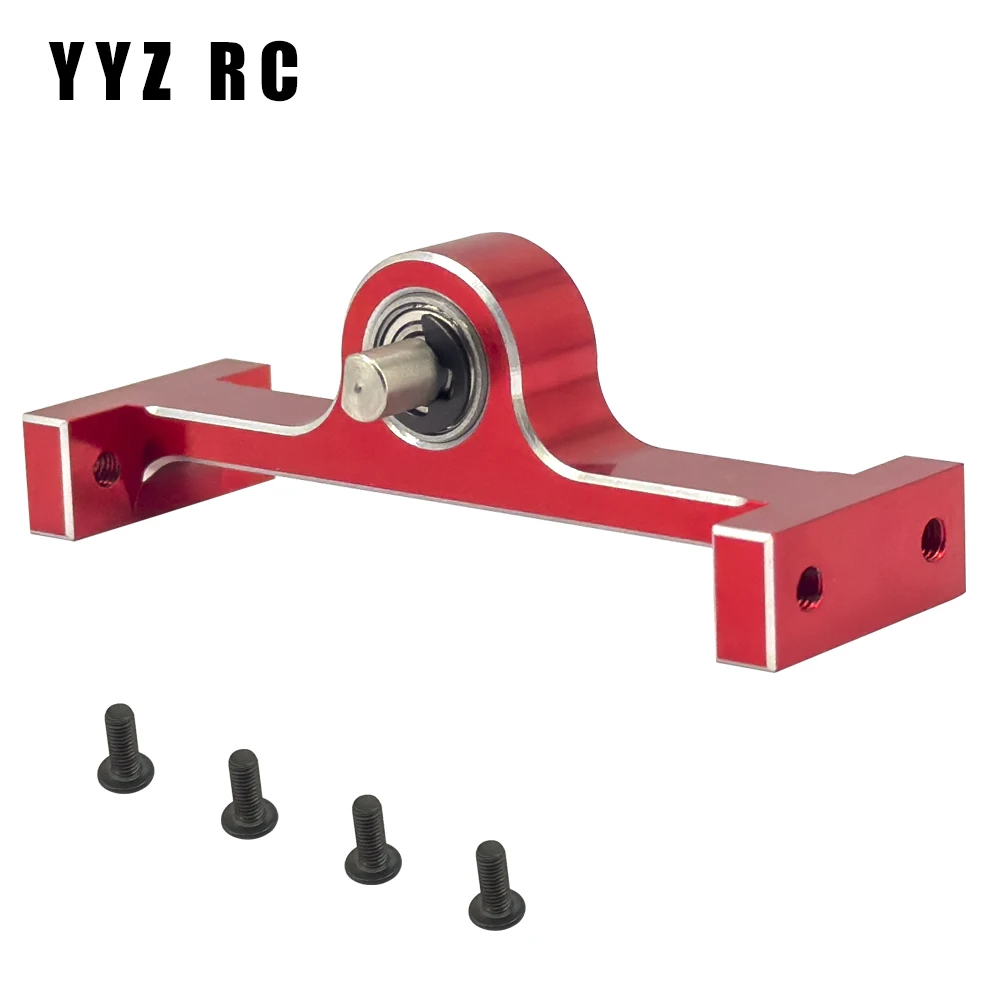 Aluminum Alloy 1/10 Transfer Case 70mm Width 5mm D-Shaped Shaft Metal For Axial Scx10 Upgrade Parts Rc Crawler Car Accessories 3