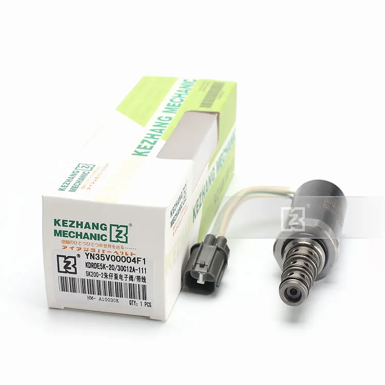 

For Kobelco SK hydraulic pump solenoid valve (with wire) Sk200-2 220-2 Zhuzi pump large main pump proportional valve excavator