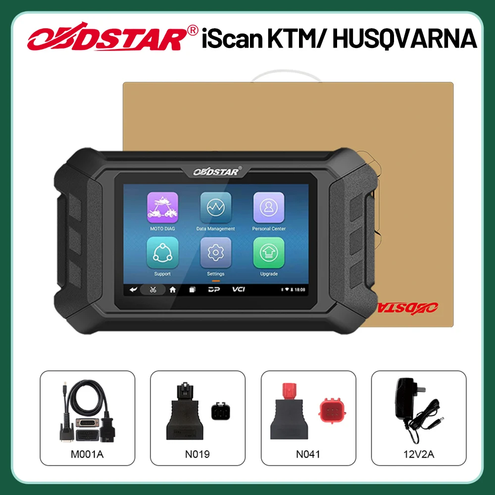 

OBDSTAR iScan for KTM/ HUSQVARNA Intelligent Motorcycle Diagnostic Tool Portable Tablet Support Multi-langauges