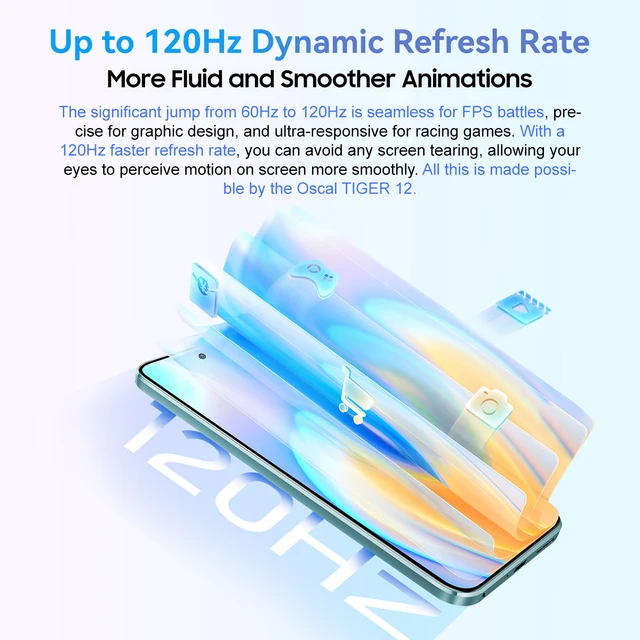 Blackview OSCAL TIGER 12 Smartphone, 8GB RAM+128GB ROM