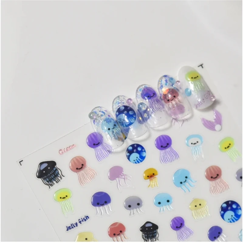 5D Kawaii Jelly Nail Stickers Image 4