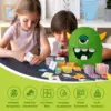 Montessori Letter Recognition Matching Game Social Emotional Learning Toy  to Express Emotions for Kids Age 3+ 2