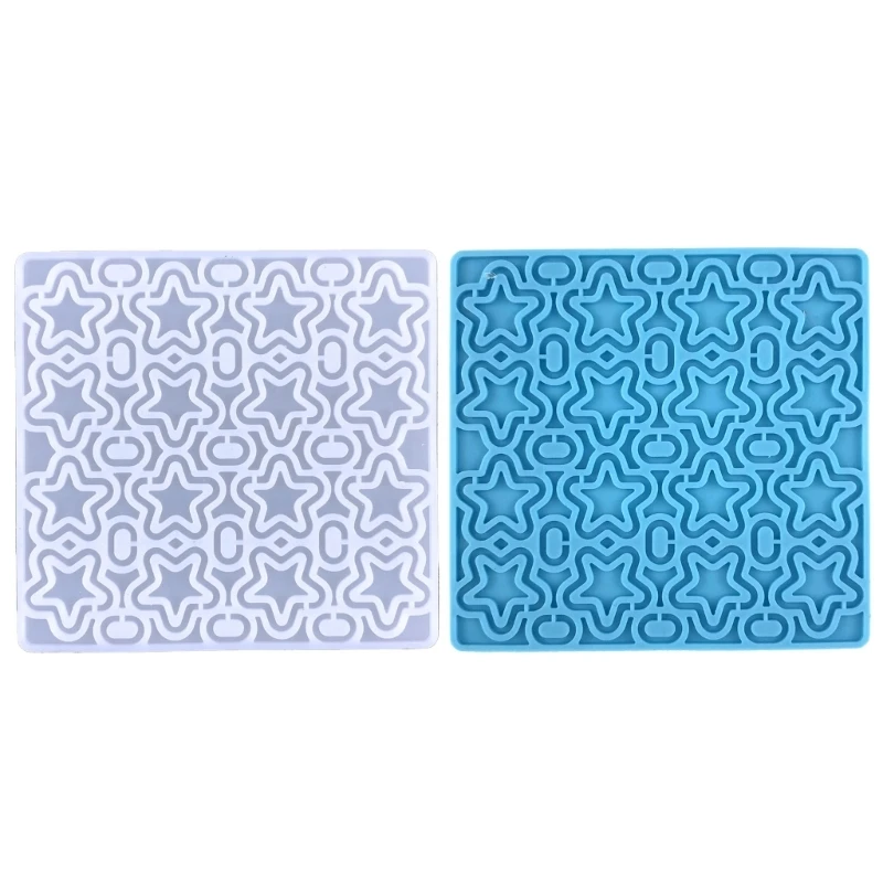 

3D Star Chain Bracelet Silicone Mold Resin Mold for DIY Craft Jewelry Tool