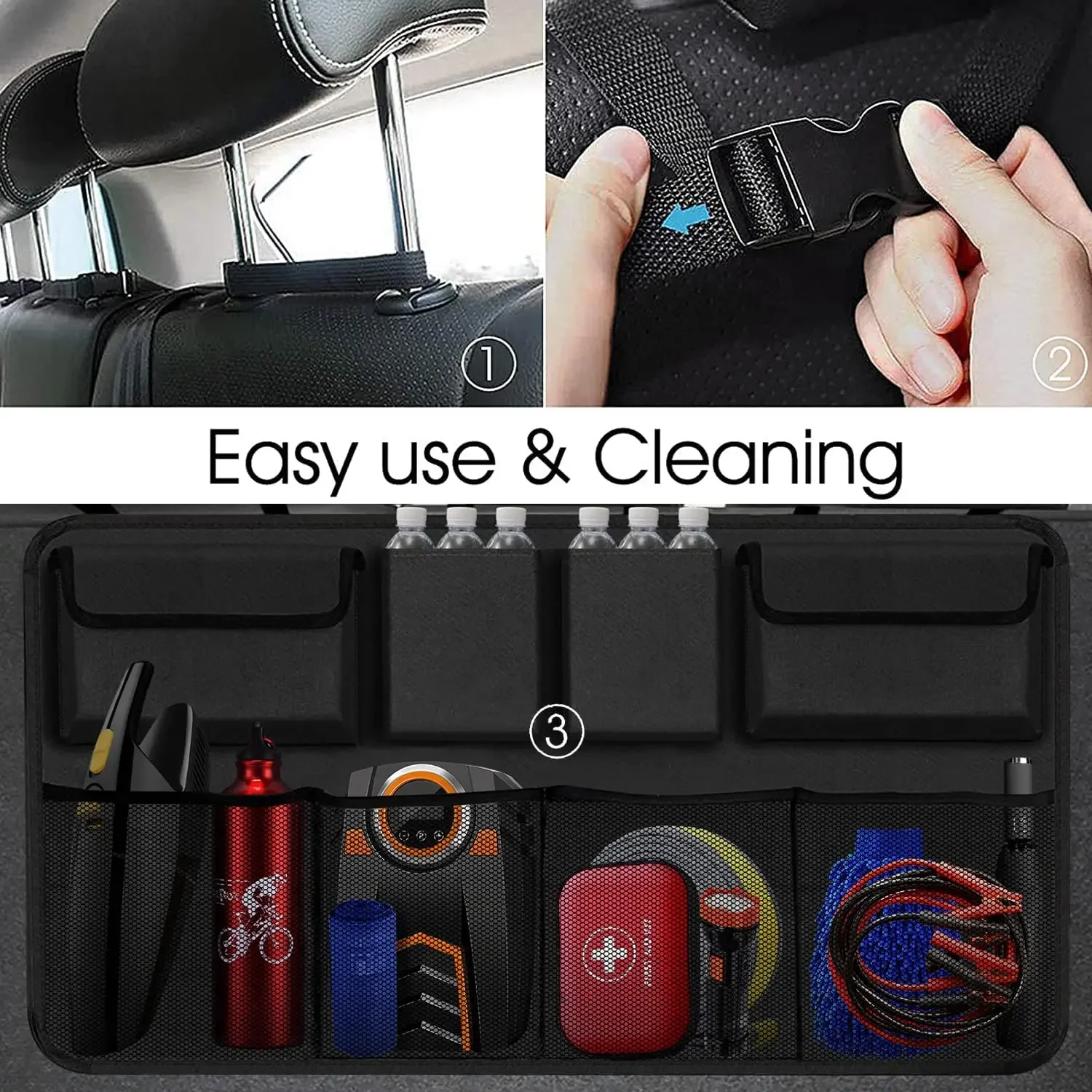Oxford Car Trunk Organizer Backseat Storage Bag