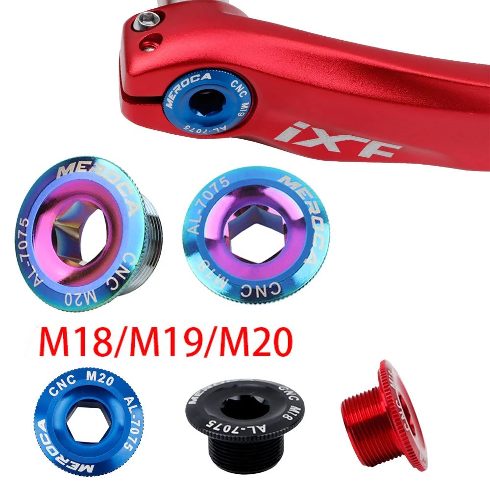 MTB Hollowtech Crank Bolt M18/M19/M20 Mountain Bike Crank Cover Crank Arm Bolt For Shimano,FS.A,FC-4500,FC-5600,IXF,LEBYCLE