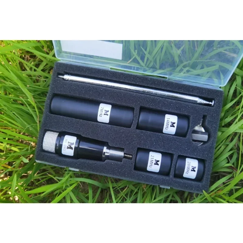 MA-01 V2.7 휴대용 텔레스코픽 GP 안테나 키트 7MHz/14MHz/21MHz/28MHz 100W 단파 안테나