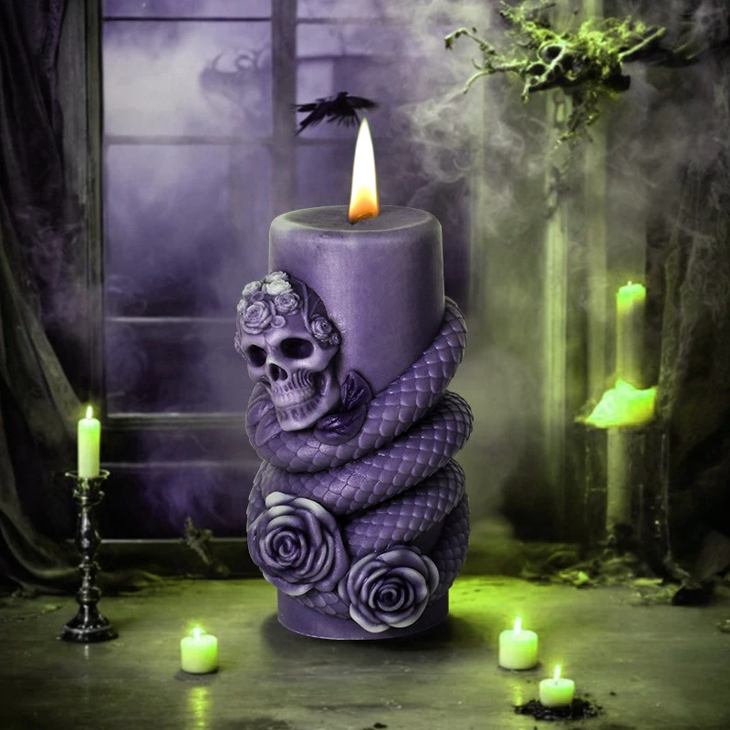 Moule à Bougie D'aromathérapie En Forme De FzShape, Moules En Silicone Pour Bougie D'avertissement D'animaux 3D, Artisanat En Plâtre, Outil De Décoration, Moule à Gâteau Bricolage