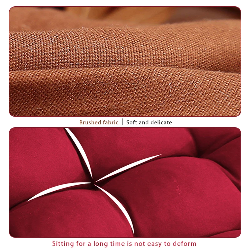 Thick Bench Seat Cushion for Indoor Backrest, Chair Seat Pad, Sofa Decorative Cushions, Long Tatami cushion, 3 Sizes 4