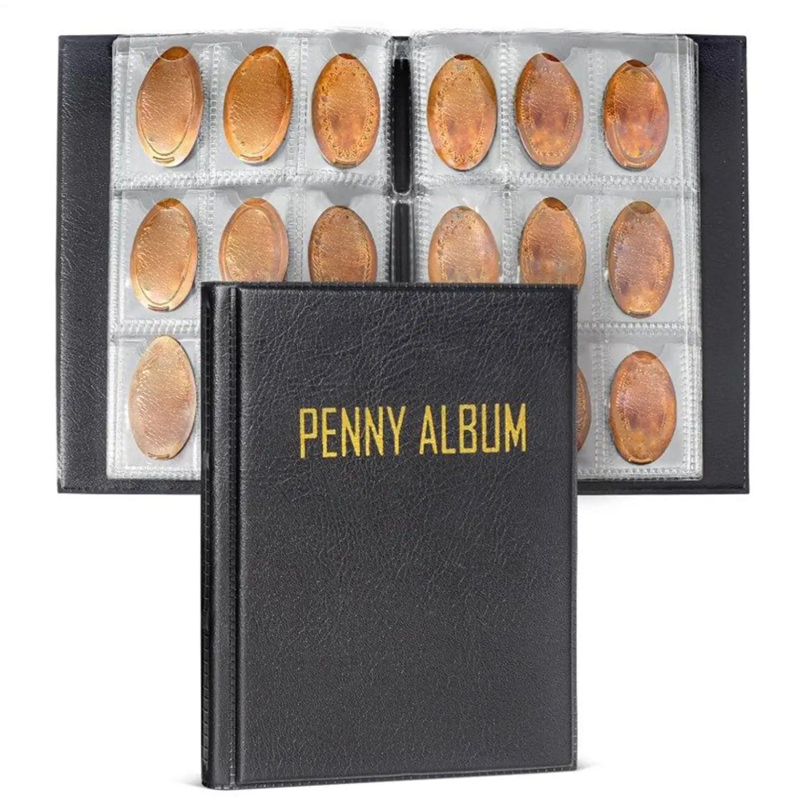 Penny Album Penny Collection Album Hold 108 Coin Money Storage Organizer Display Supplies Penny Coin Storage Album Collecting