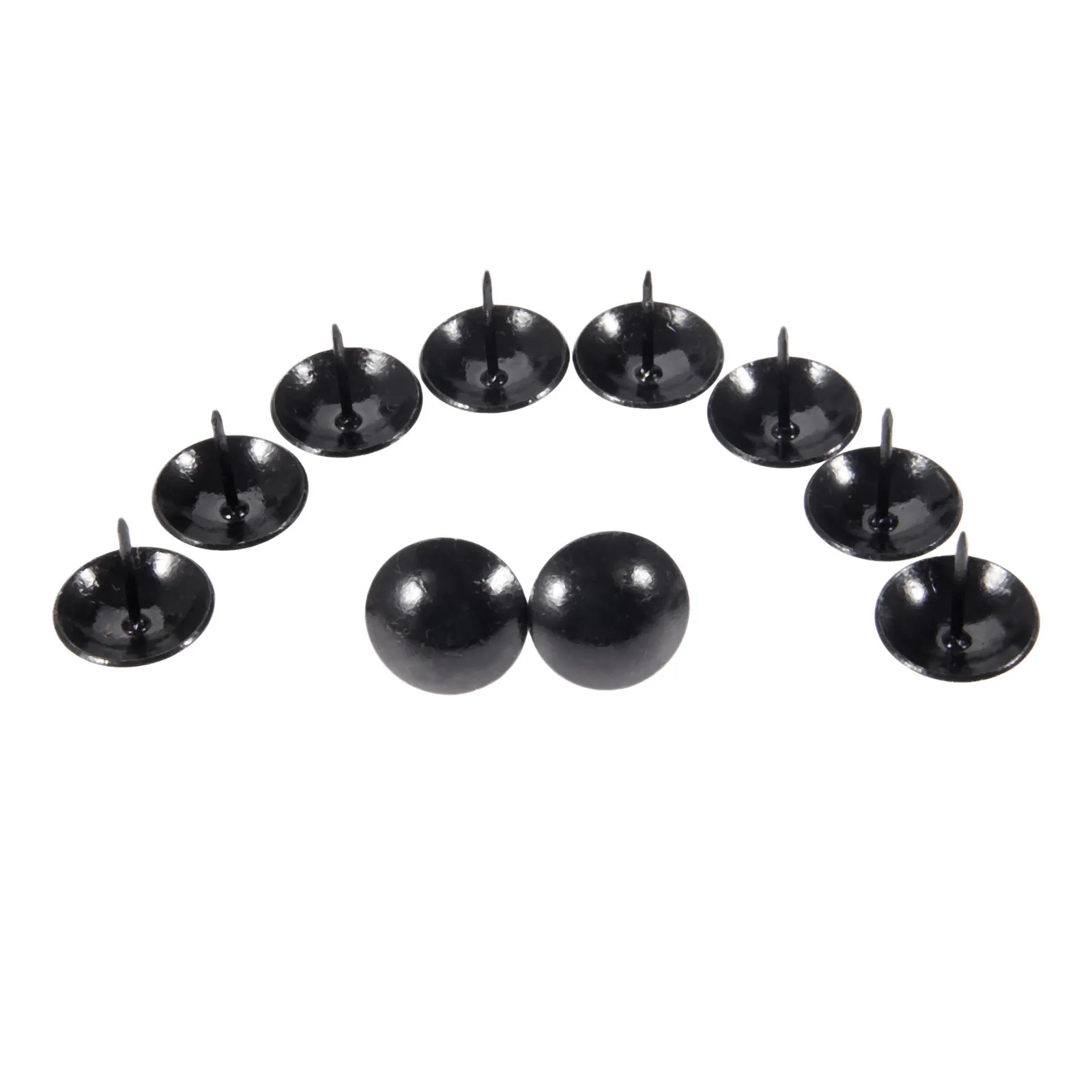 Upholstery Nail 10Pcs 25mm Antique Black Upholstery Nail Jewelry Wood Box Sofa Decorative Tack Stud Pushpin Doornail Furniture Hardware