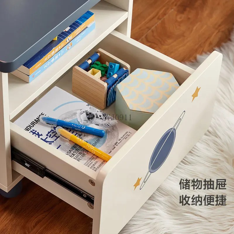 Modern simple small children's bedside table bedroom household small size storage bedside table