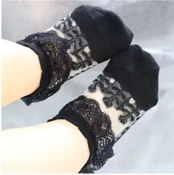 Adorable 3D Cartoon Cotton Baby Socks for Infants (0 - 12 Months) (Black Mesh Socks)