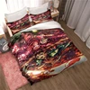 Demon Slayer, Anime Cartoon Gift King Twin Double Child Bedding Set Mircofiber or Polyester Duvet Cover Set Cover Bed Cover with 4