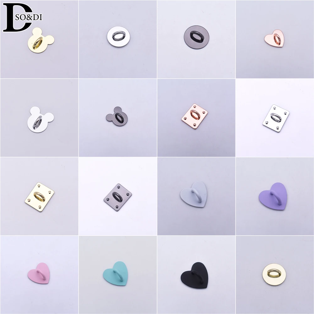 Self Adhesive Metal Heart Phone Charm Holder Mobile Phone Case Finger Ring Stand Hooks Buckle Charms Clasp Accessories