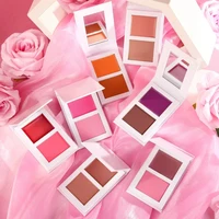 Private Label 7 Colors Blush Cream Custom Bulk Waterproof Blusher Rouge Two-color Paste Powder All-in-one Pigment Cheek Makeup 2
