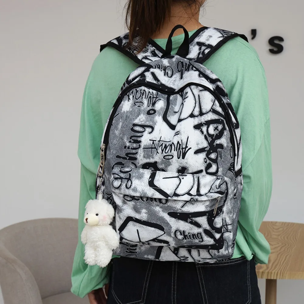 Fashion Women's Large Capacity Student Casual Ins Backpack Korean Version New Sen Series Men's Bag