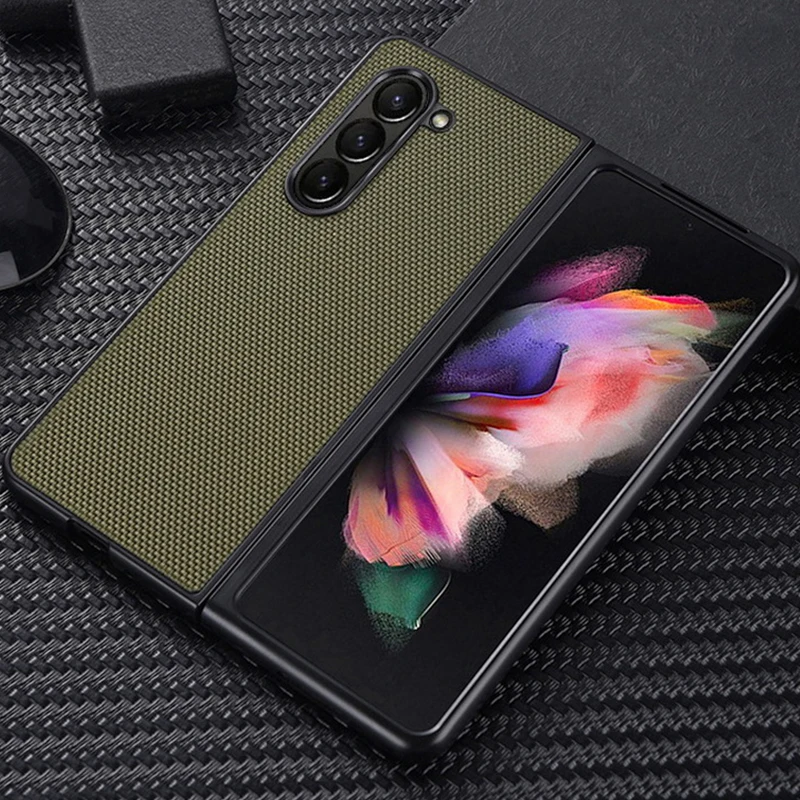 

Складной тонкий чехол для Samsung Galaxy Z, складной 5 фотографий, Fold4, Fold5, Fold3, Fold 3, Z3, Z4, Z5, тканевый мягкий чехол с защитой от отпечатков пальцев