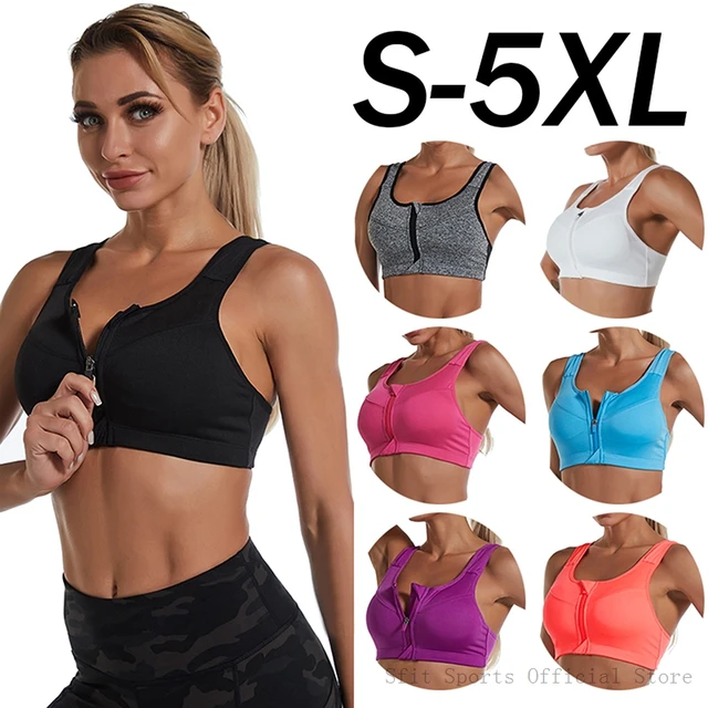 Workout Sports Bra Women High Support Sports Top Push Up Yoga Bra Gym Crop  Top Fitness Underwear Running Brassiere Sportswear - AliExpress