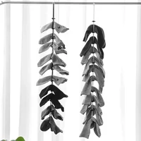 Home socks hanging rope creative multi-function washing clothes basket net washing socks drying socks rack Divider Dry Tools 2