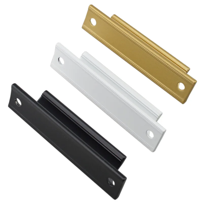 Aluminum Alloy door handles Push-pull Balcony Gate Window Pulls Knob Furniture