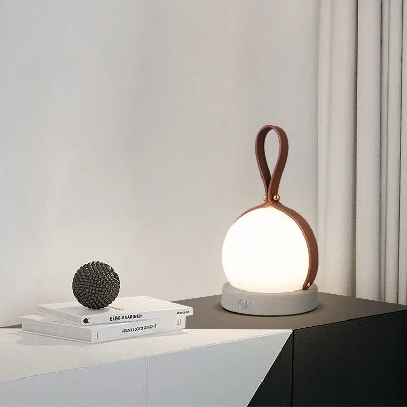 

New Creative Battery Charging Portable Table Light Camping Atmosphere Light Bar Desktop Bedside Night Light cute lamp