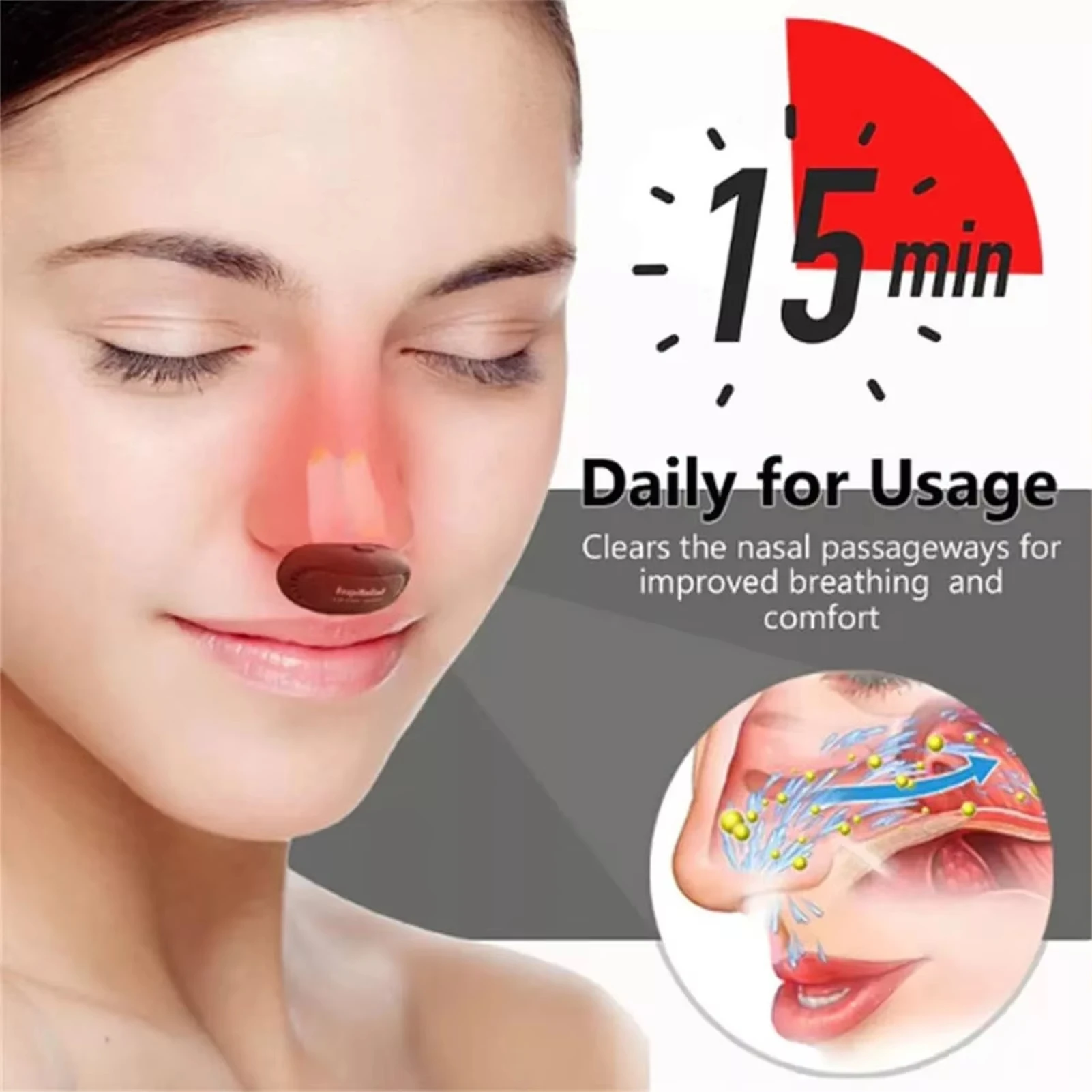 Nose Relief Device Cross-border intelligent infrared nose opening laser portable congestion relief