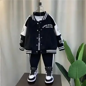 Kids Clothes Sport Suits 2024 Spring Autumn Toddler Boys Clothes T-shirt+Pants Outfits Children Clothing For Boys Set 2-8 Year
