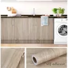 55cm Vinyl Waterproof Wood Grain 3D Stickers for Wardrobe Cupboard Table Closet Furniture PVC Self Adhesive Wallpaper Home Decor 5