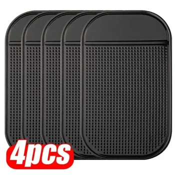 Car Dashboard Silicone Anti-Slip Pad Phone Storage Holder Car Interior Storage Non-Slip  Sticky Pad  Phone Mount