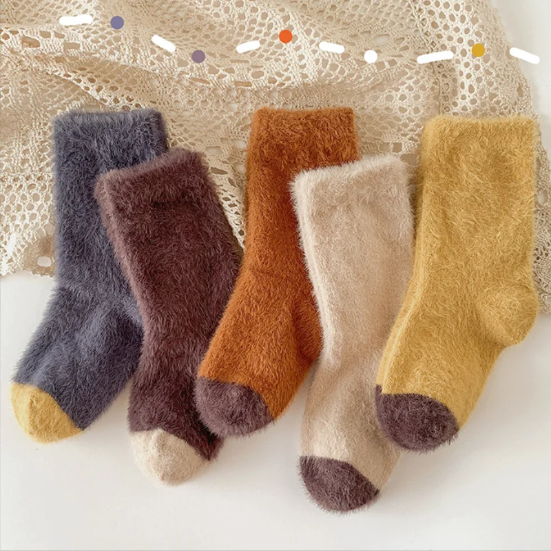 

New autumn and winter thick warm children's socks